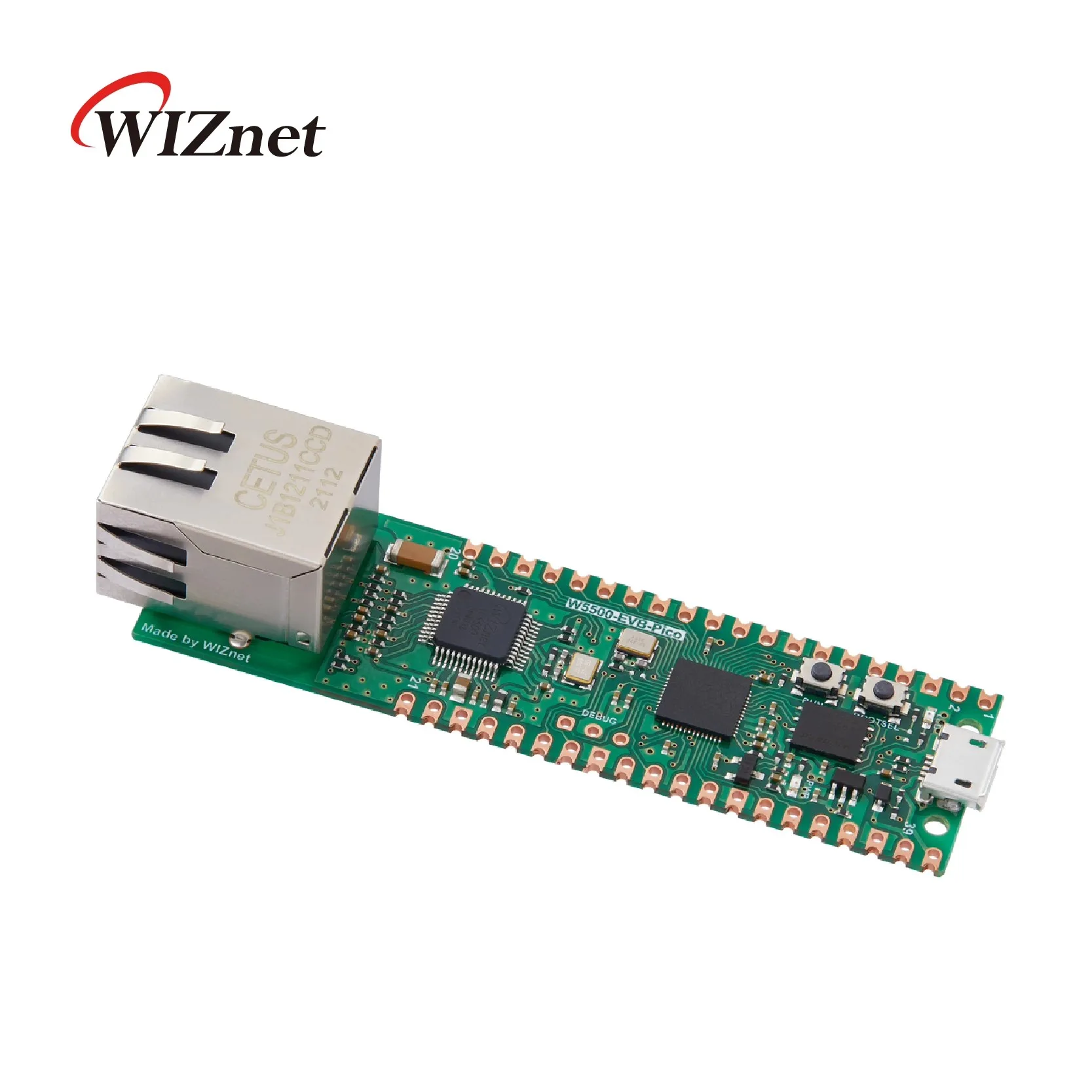 W5500-EVB-Pico Ethernet-Modul Hardware-Protokoll Stack Routine reich an RP2040