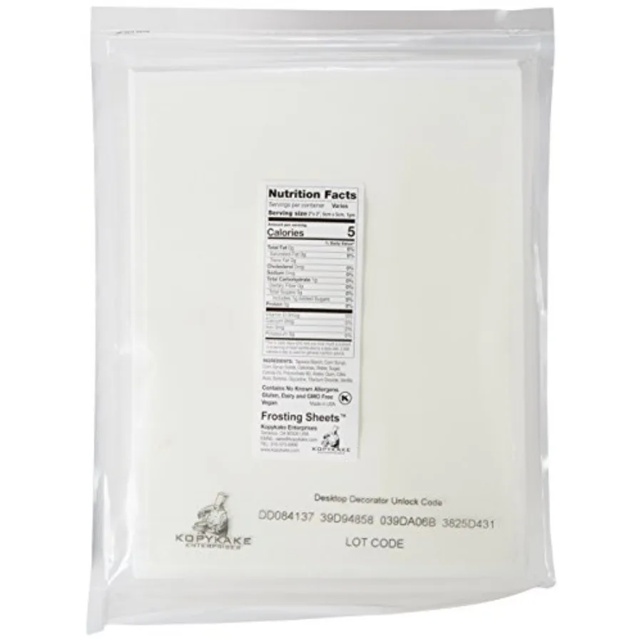 

Kopykake FS0811 - T Frosting Sheets 24 Count