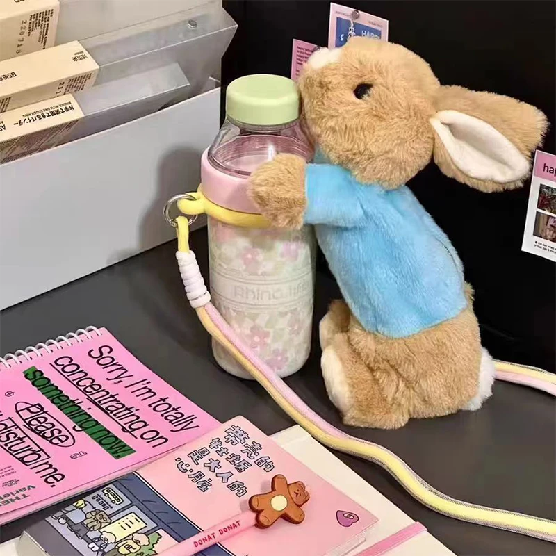 {CC44} Cute Plush Doll Rabbit Pencil Case Student Stationery School Supplies Cosmetics Storage Bag
