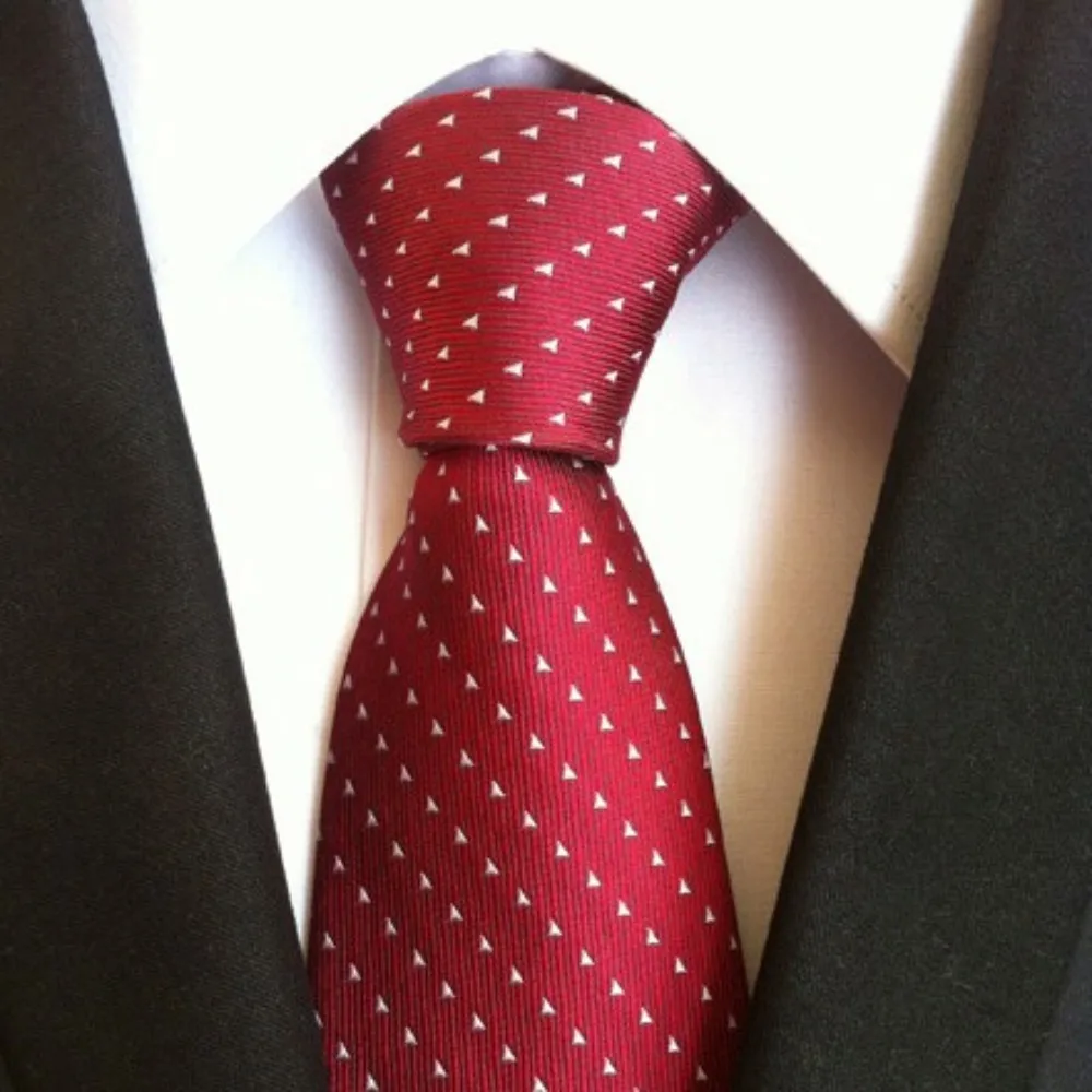 

Classic 8CM Stripe Neck Ties Jacquard Gravatas Groom Neck Wear Multicolor Dot Wedding Necktie Men Office