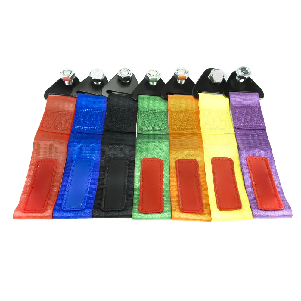 SPARCO Correa de remolque para coche, cinta de cuerda de remolque, accesorios para automóviles, cuerdas de remolque, correa de remolque para parachoques, cinturón de remolque, color naranja de alta calidad