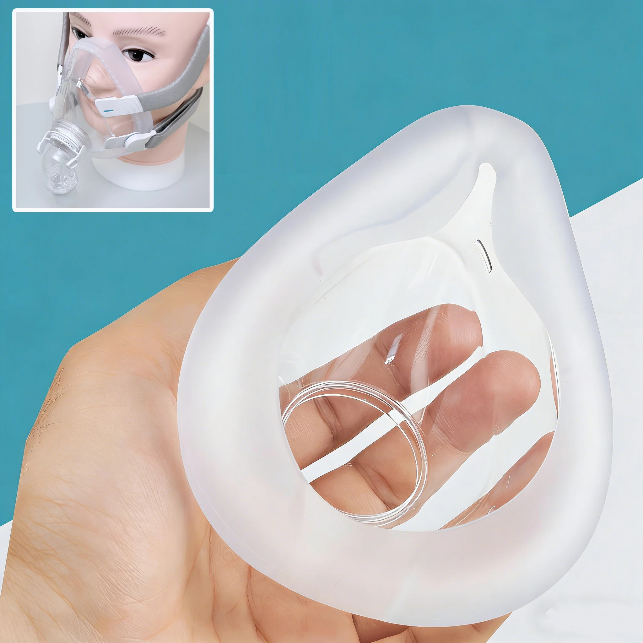 

1-3 шт. сменная подушка для маски AirFit F20, подходит для полнолицевых масок, силиконовая подушка