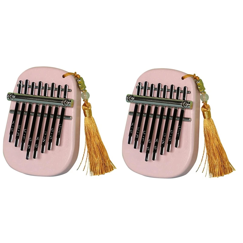 8-Tone Sapele Water Drop Medium Kalimba Portable Five-Finger Piano Suitable For Beginners Finger Piano Instrument