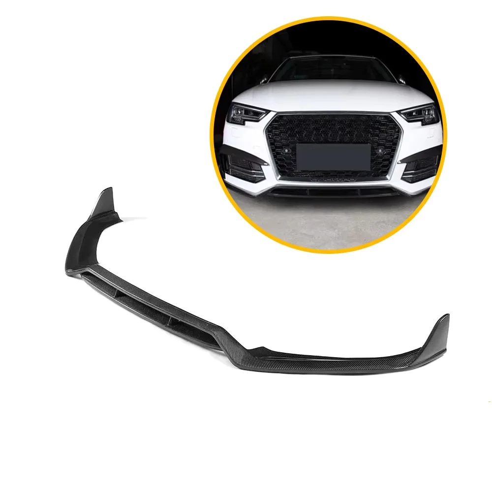 

Передняя губа из углеродного волокна A4 S4 для Audi A4 B9 SLINE S4 2018 2019