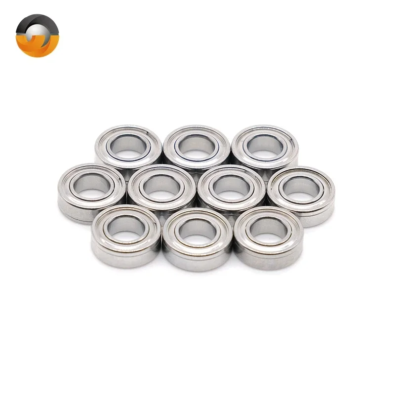 10PCS SMR128ZZ 8x12x3.5 mm Stainless Steel Ball Bearing ABEC-7 Ball Bearing MR128 Z ZZ  MR128Z MR128ZZ