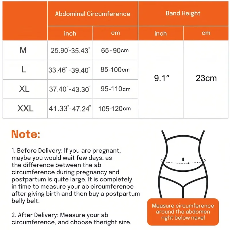 Postnatal Belly Support Belt Abdominal Binder Girdle,Tummy Compression Wrap Waist Trainer for Women Body Shaping Daily Wear