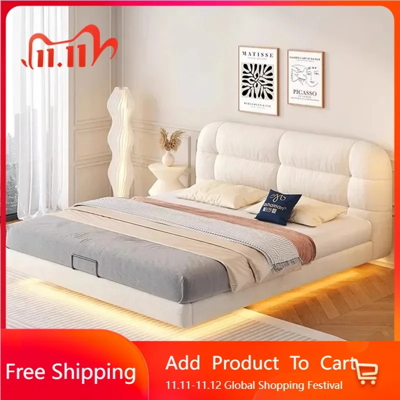 

Современный милый каркас кровати на платформе, современная принцесса, двуспальная спальня, двойная кровать, основания королевского размера, замок, красота, Muebles, модная мебель