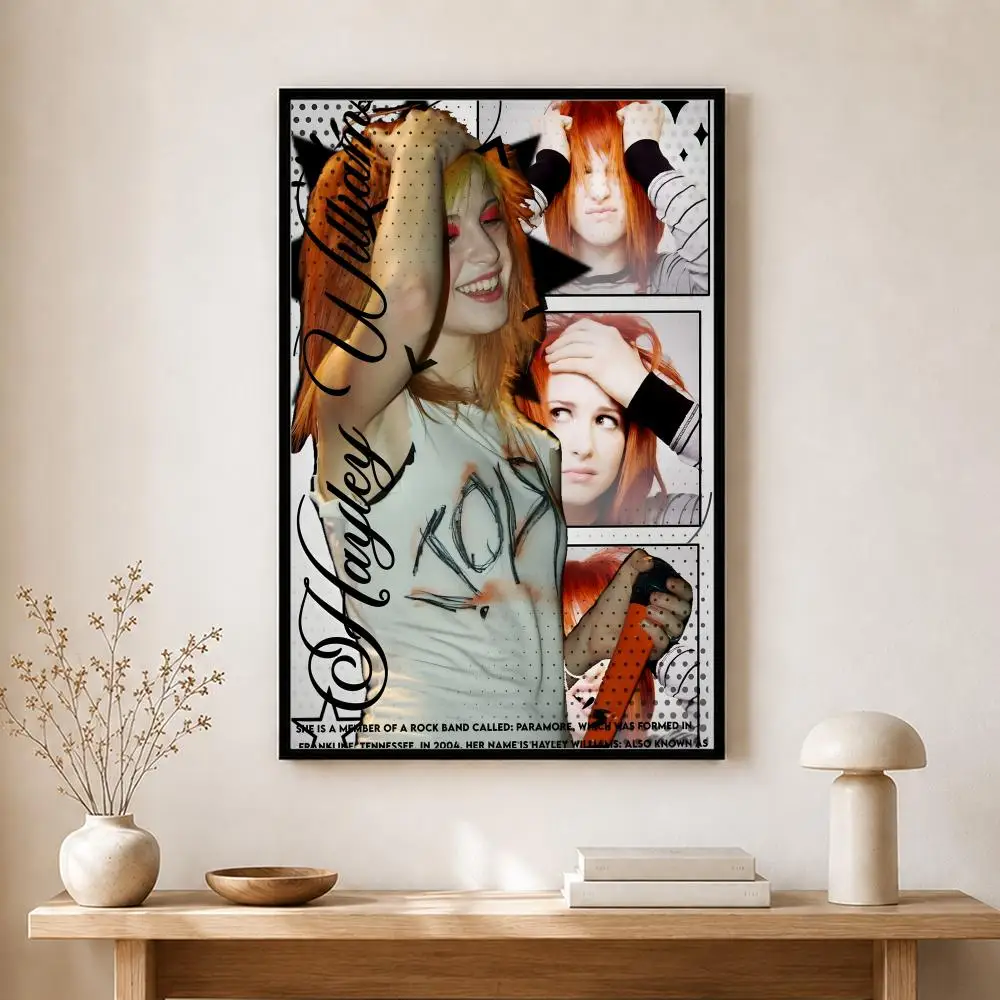 Band Paramore Poster, selbstklebender, wasserfester Kunstdruck, Aufkleber für Café, Bar, Zimmer, Wanddekoration – Detail 19