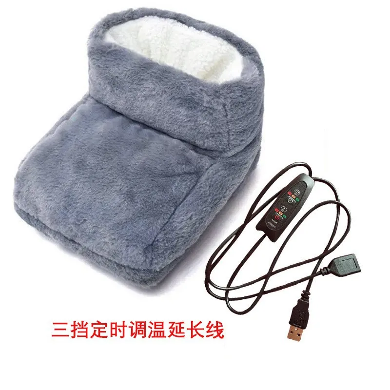 Office Dormitory Sleeping Charging Heating High Top Winter Foot Warmer Electric Heating Shoes Household USB Foot Warmer
