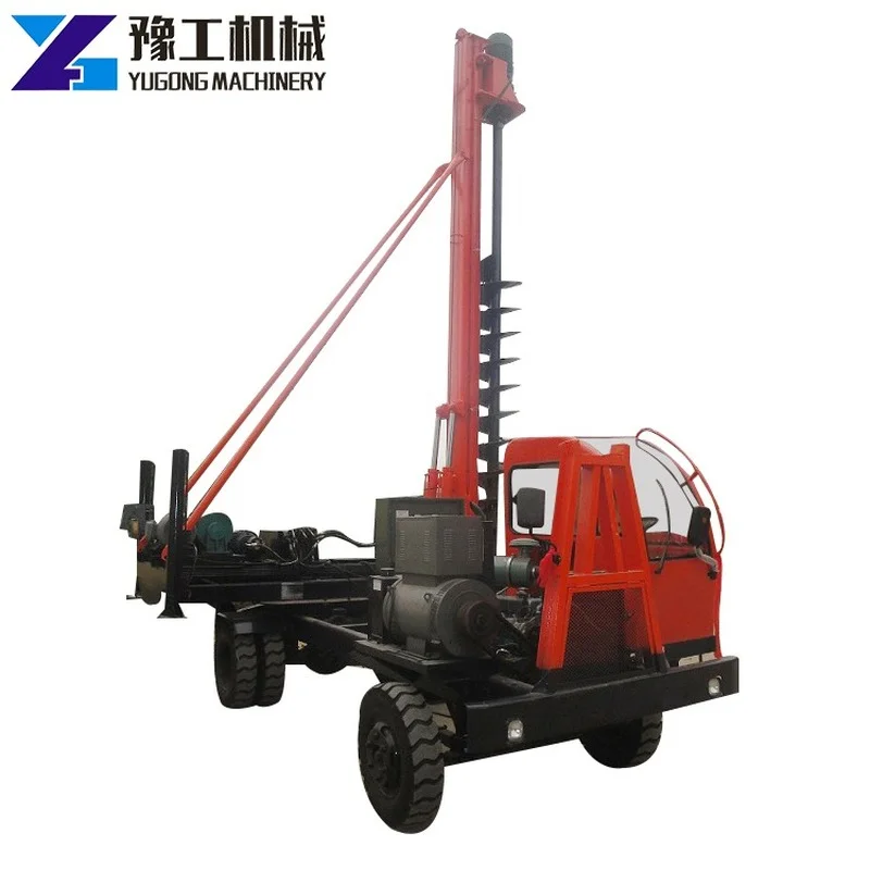 Yu Gong 2023 Safe Assured Drill Rig Machine Installation Tractor Pile Driver Drilling Equipment for Large Commercial Projects