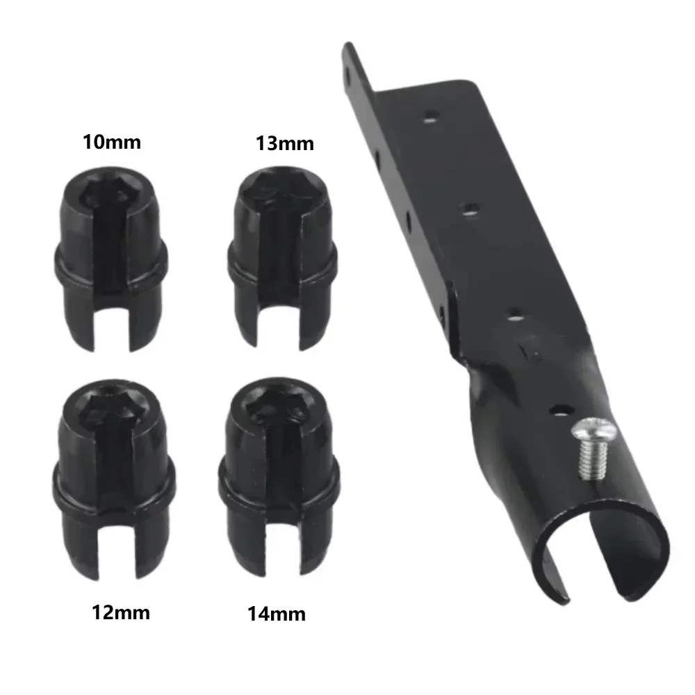 Ceiling Socket Wrench Tool with 10 12 13 14mm High Carbon Steel Sockets for Secure Fastening and Extended Reach Use