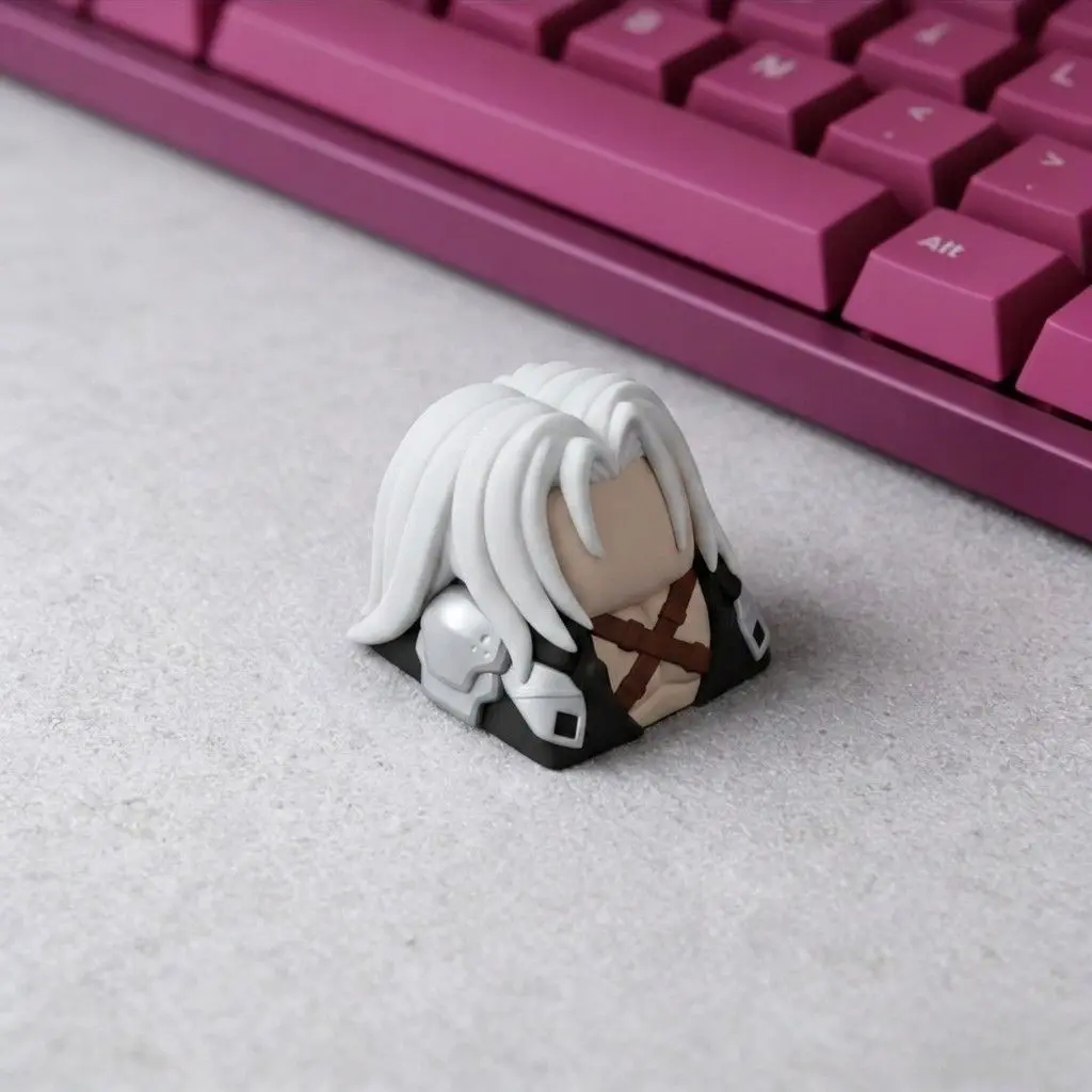 Game and Anime Series Character Keycaps, Personalized and Creative Mechanical Keyboard Cross-Axis Universal Esc Keys