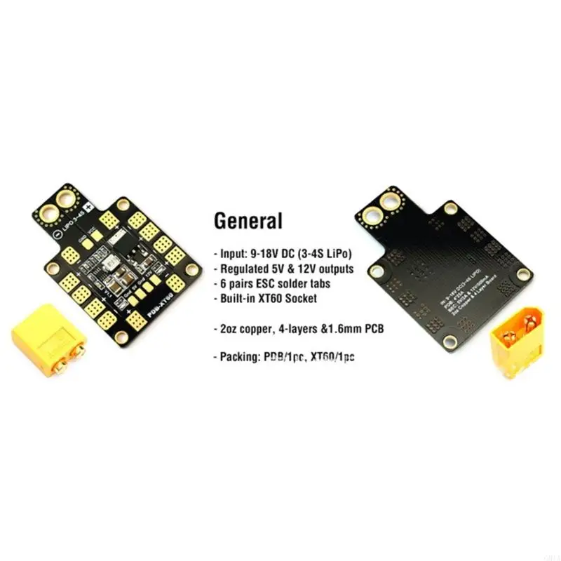 G8TA Matek Mini Power Hub PDB XT60 Power Distribution Poard PDB-XT60 с BEC 5V/12V для квадрокоптера FPV QAV210 QAV-R