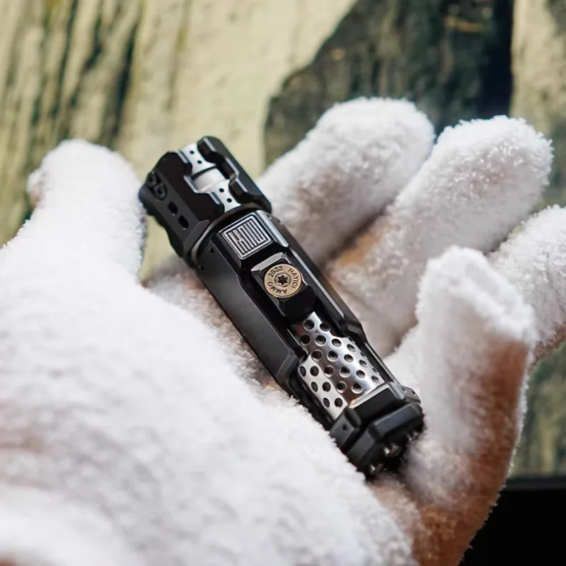 GAO STUDIO Metallo Anacardi Agitarsi Slider Meccanico Non Magnetico EDC Giocattolo Giocattolo di Decompressione Dito Spinner Haptic Push Slider