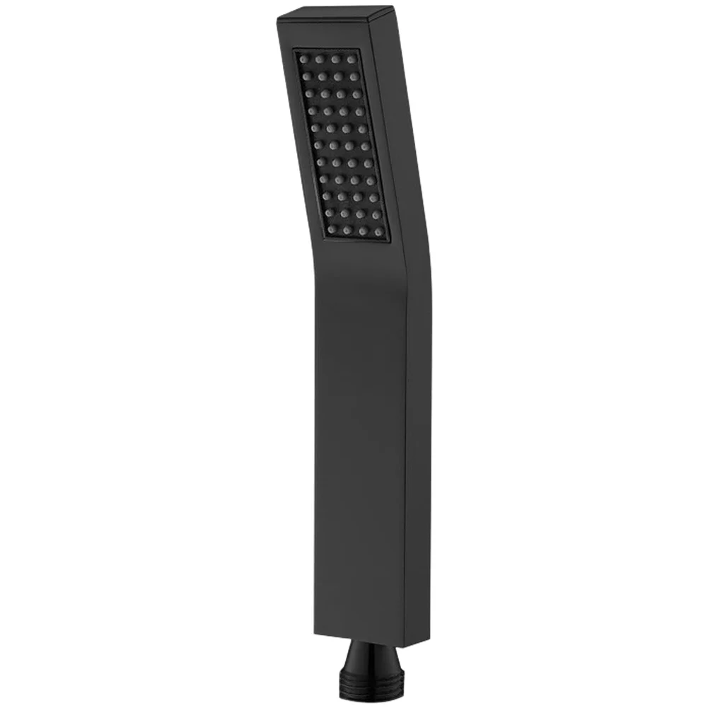 Stainless Steel Square Handheld Shower Head with for Rain Spray Technology and Pressure Boosting Water Flow Design