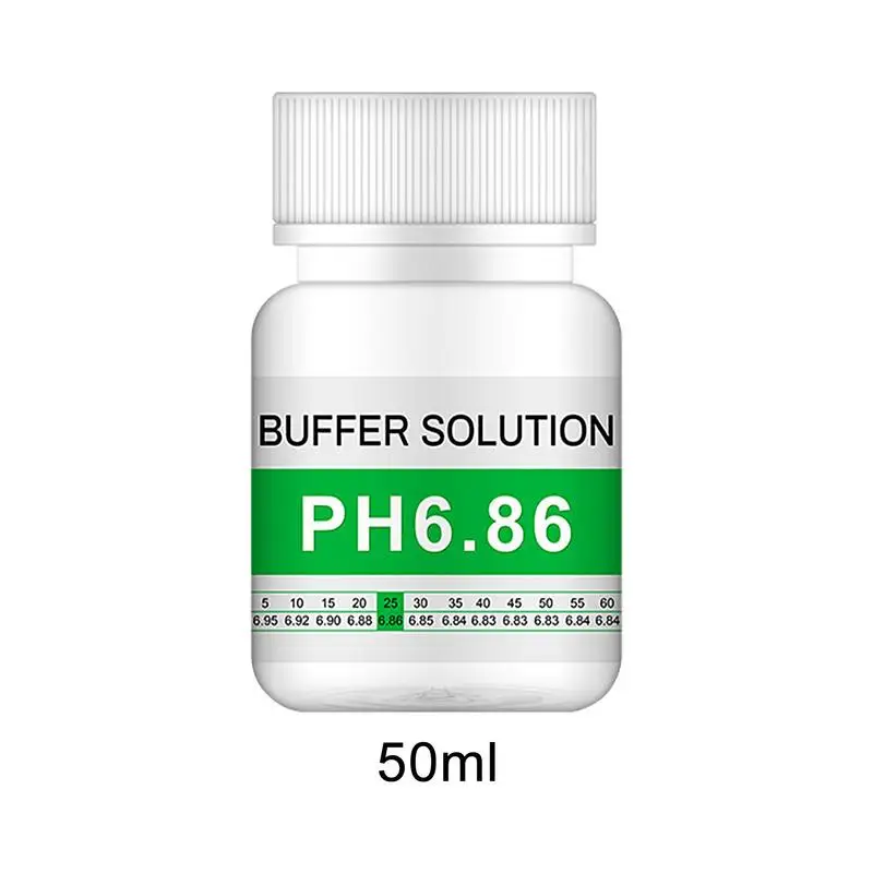 PH Solution Buffer PH Meter Buffer Solution Meter Calibration Reusable 50 Ml Bottles Of PH 4.00 6.86 9.18 Calibration Solution