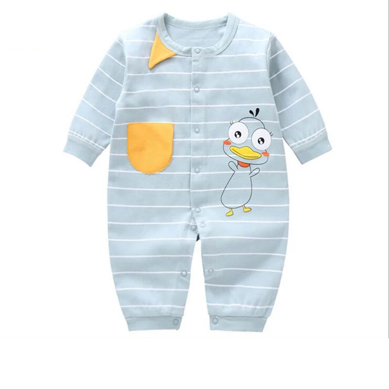 Bé Romper Áo Liền Quần Đùi Bé Trai Quần Áo Cotton Unisex Bé Gái Quần Áo Trẻ Sơ Sinh Tay Dài Sơ Sinh 3M-12M