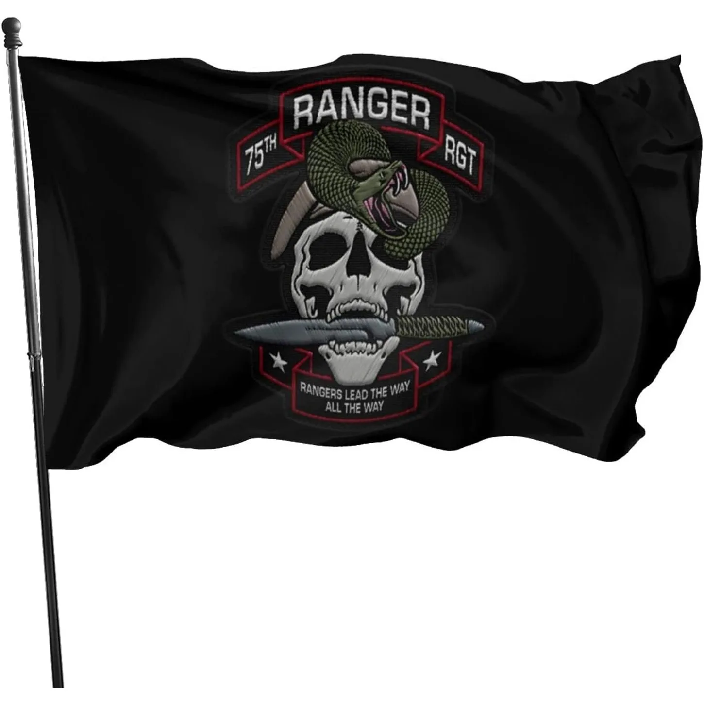 75th Ranger Regiment Garden Flag Decor Outdoor Banner Sign Party Parade Breeze Home Fade Proof Flags
