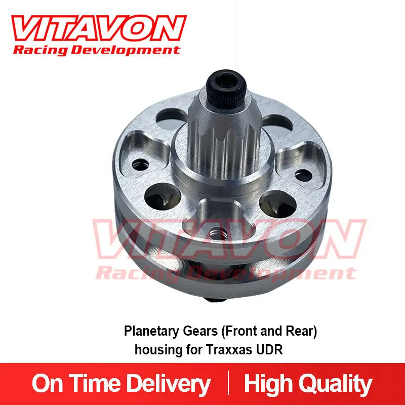 VITAVON CNC Alu Planetary Gears (Front and Rear) housing for Traxxas UDR #8592