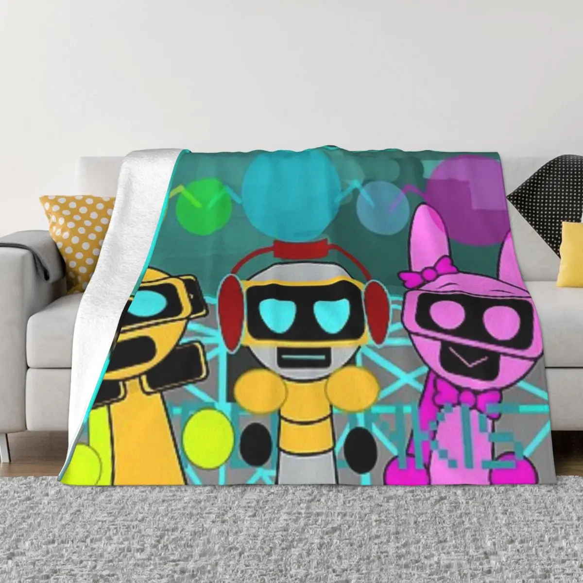 

Sprunki 001867 Anime pet blankets Custom Blanket Sofa bed blanket Blankets And Throws Throw Blanket