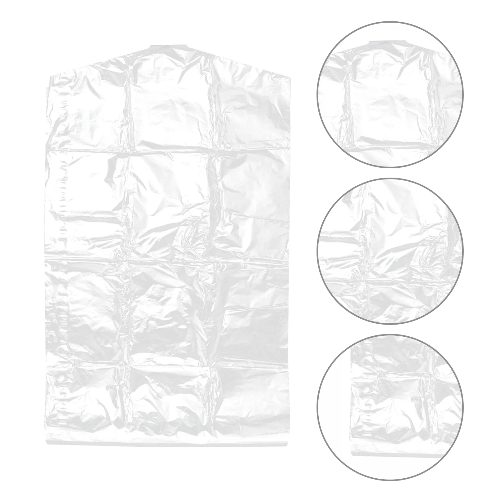 30/50Pcs Clothes Cover Clear Garment Bag Suit Disposable Coveralls Storage Dustproof