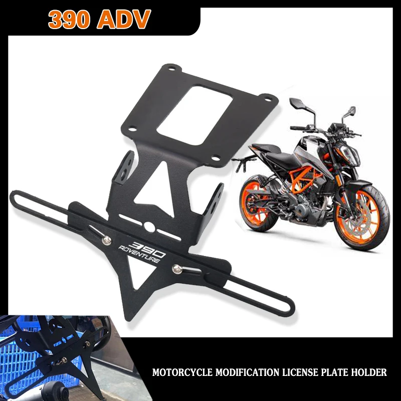 

Motorcycle Tail Tidy Fender Eliminator Registration License Plate Holder For 390 790 890 ADV Adventure R 2020 2021 2022 2023