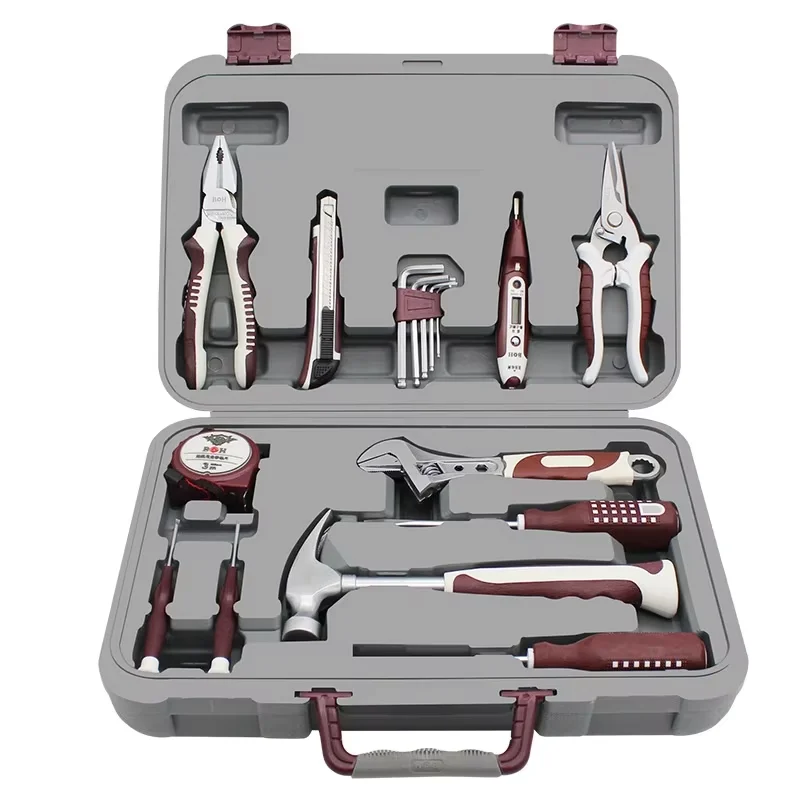 18PCS Multifunction Household Plier Screwdriver Tool Set Kitchen Garden Tool Cases Professional Complete Hardware Hand Tools Box