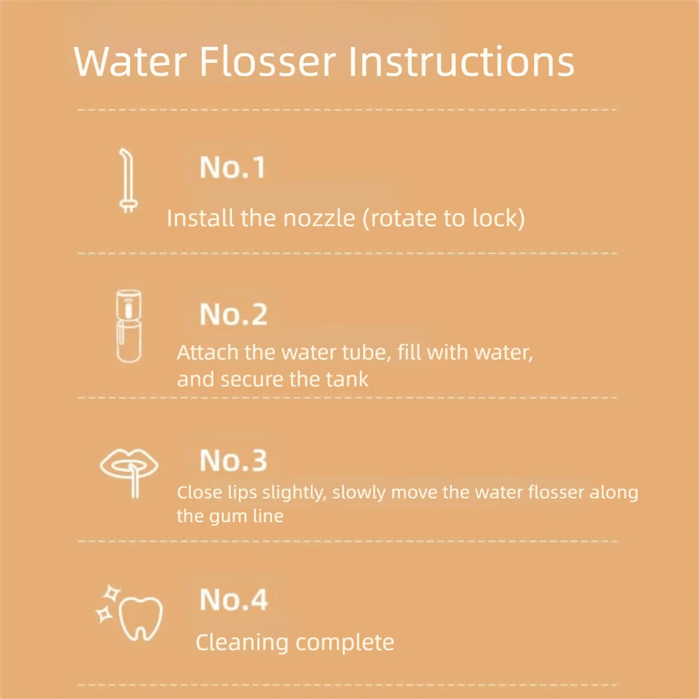 

Профессиональный ирригатор для полости рта с зарядкой через USB, портативный ирригатор для глубокой очистки воды, трехчастотные импульсы, электрическая зубная щетка для путешествий