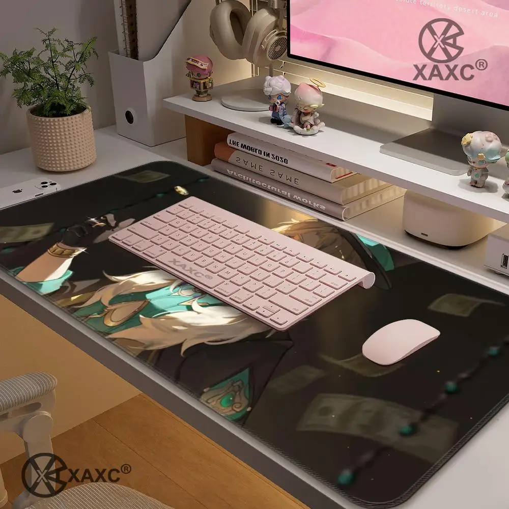 Honkai Star Rail Aventurine XAXC Mouse Pad large keyboard mouse desk pad non-slip rubber gaming mouse pad laptop mouse carpet