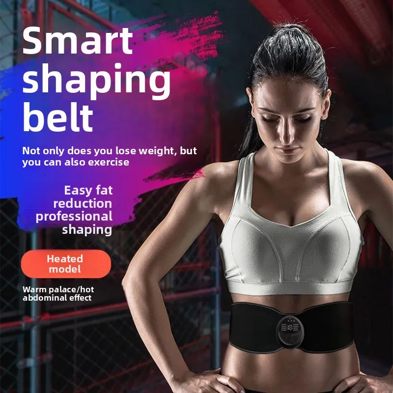 

EMS Massager Slimming Hot Compress Intelligent Massage Belt Lazy Sports Slimming Waist Fat Burner Belly Weight Loss Artifact