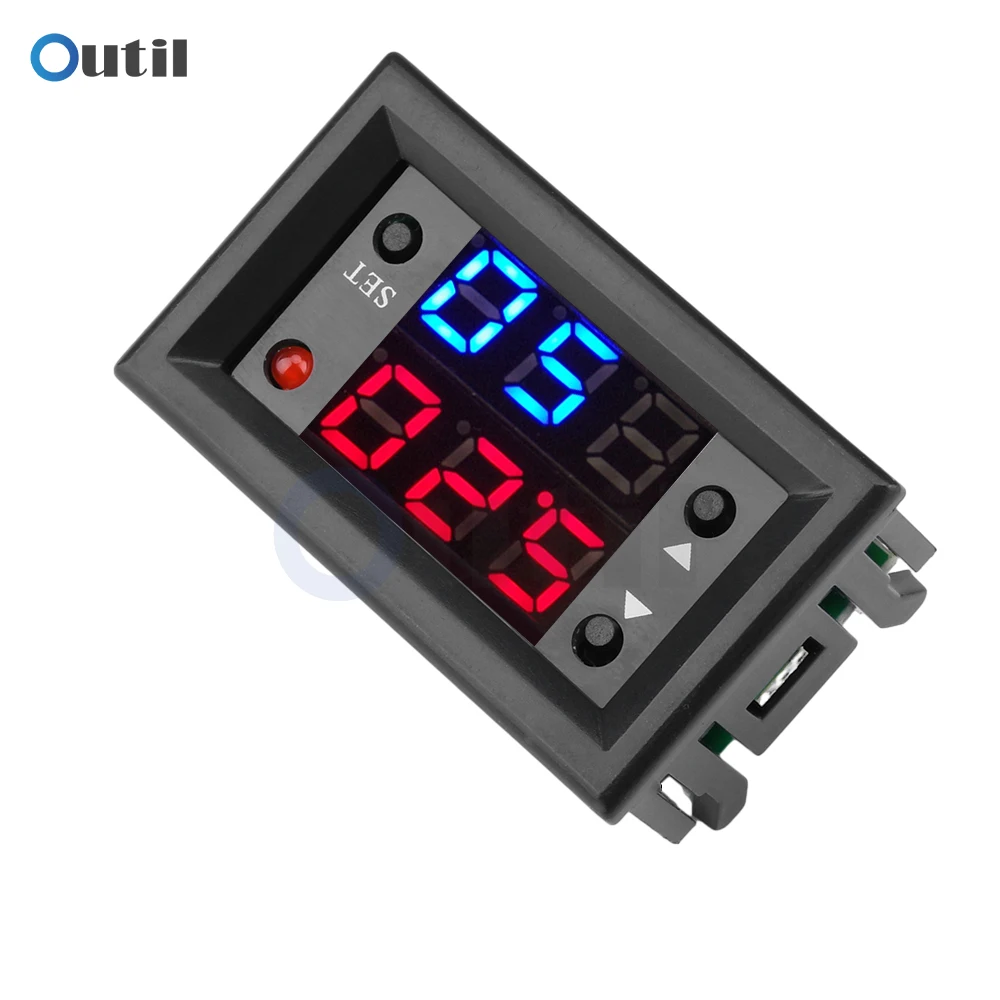 DC 4-28V Digital Display PWM High Power Governor 1HZ-160KHZ Frequency Measuring Instrument Independently Adjustable 0-100% Duty