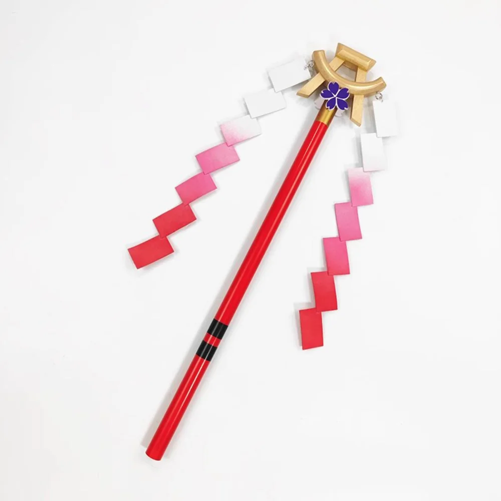 55CM Yae Miko Cosplay Props Anime Genshin Impact Magic Band Birthday Gifts Sexy Women Dress Halloween Accessories Wig Weapons