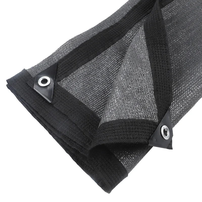 Charcoal Gray Sunshade Net HDPE Anti-UV New Styles Canopy Balcony Courtyard Sunroom Car Sunscreen Net Privacy Net Pergola Plants