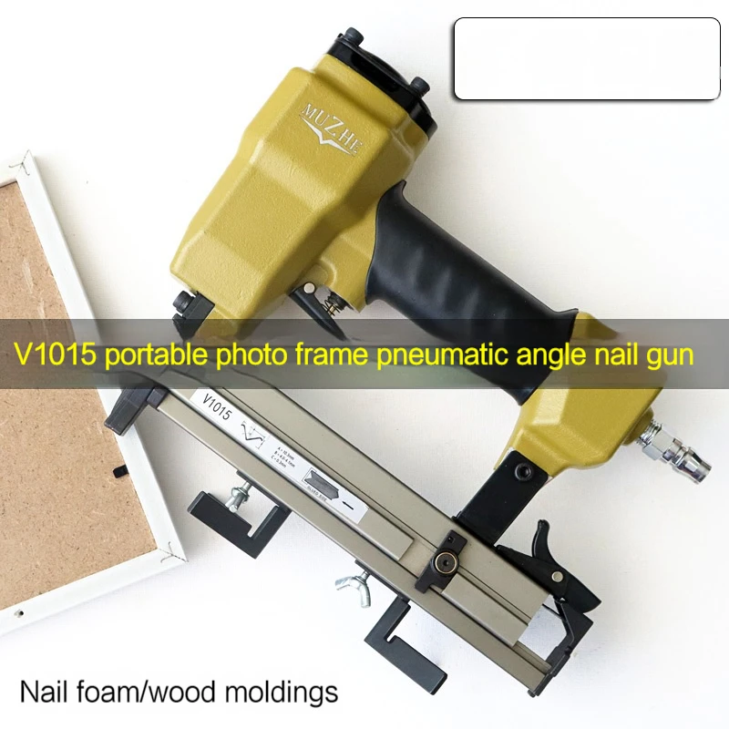 Pneumatic V Nailer Power Tool Nail Gun Frame Fixed Line Angle Nailer Pneumatic Nail Angle Gun V-type Nail Gun 6mm 7-10-12-15