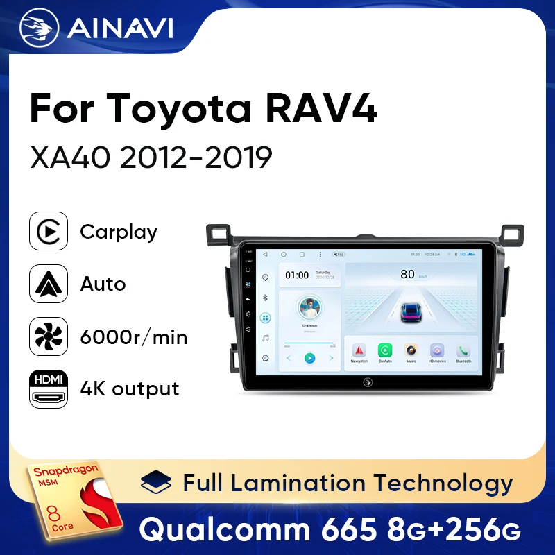 

Ainavi для Toyota Sienna 3 2015-2021 Android автомобильное радио мультимедиа Carplay GPS навигатор плеер стерео Автомагнитола