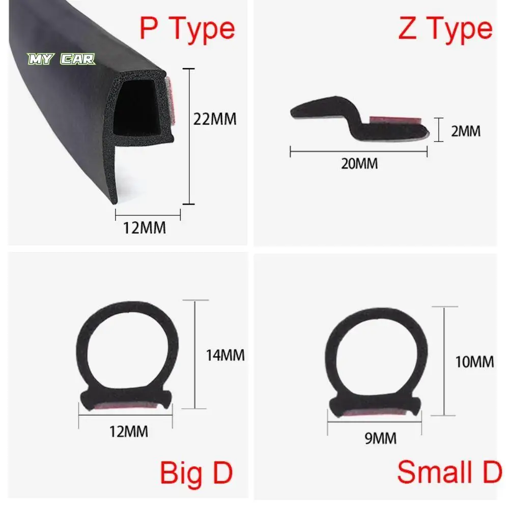 

Noise Insulation Interior Accessories Anti-Dust Anti-collision Car Door Seal Strip Car Weatherstrip Sealants Auto Rubber Seal