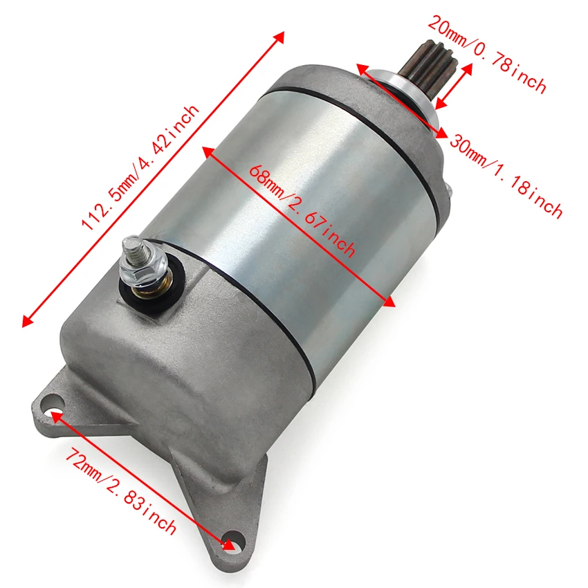 

Starter Motor For Yamaha XV400 XV500 XV500K XV535 XVS400 XVS400C XVS650 XVS650A XVS650AT 22U-81800-60 4VR-81800-00 3JB-81800-00