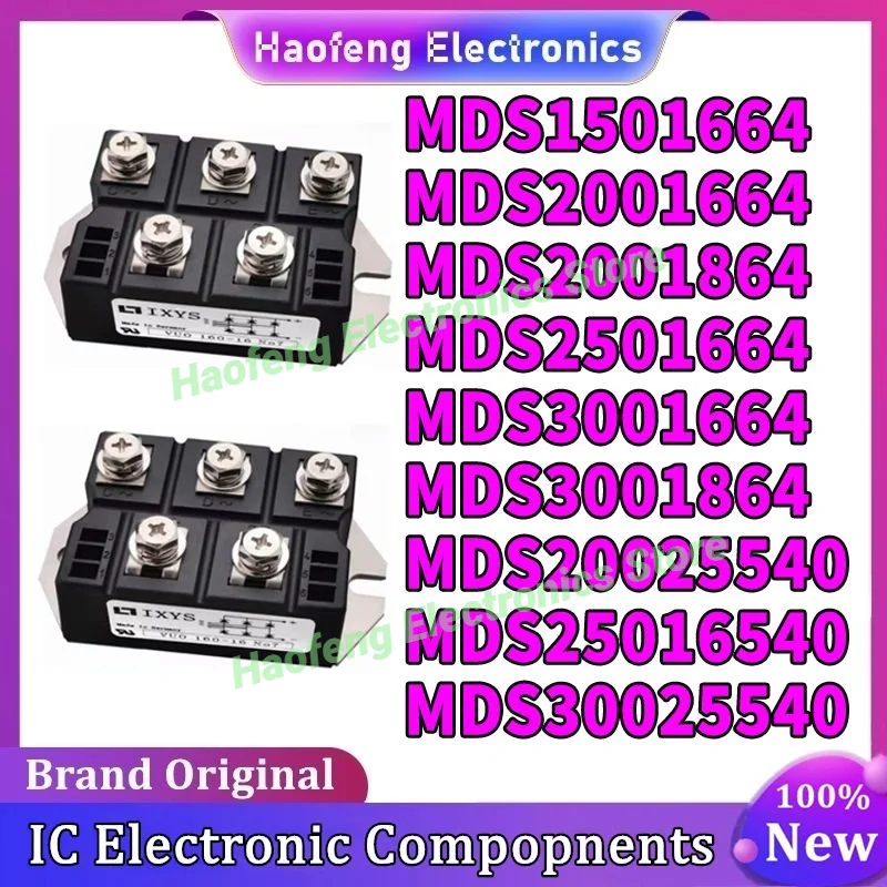 

MDS1501664 MDS2001664 MDS2001864 MDS2501664 MDS3001664 MDS3001864 MDS20025540 MDS25016540 MDS30025540 Модуль IGBT В НАЛИЧИИ