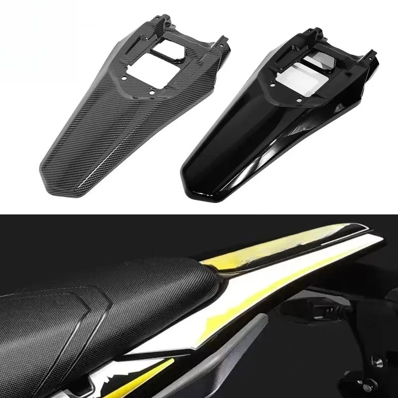For SURRON Ultra Bee Carbon Fiber Rear Fender Water Transfer Printing Glossy Surface E-bike Off-road for Surron Motorcycles Part