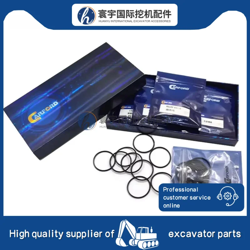 

Ремкомплект ZAX60USB-3 ZAX55UR Детали экскаватора Комплект уплотнений регулирующего клапана Деталь экскаватора