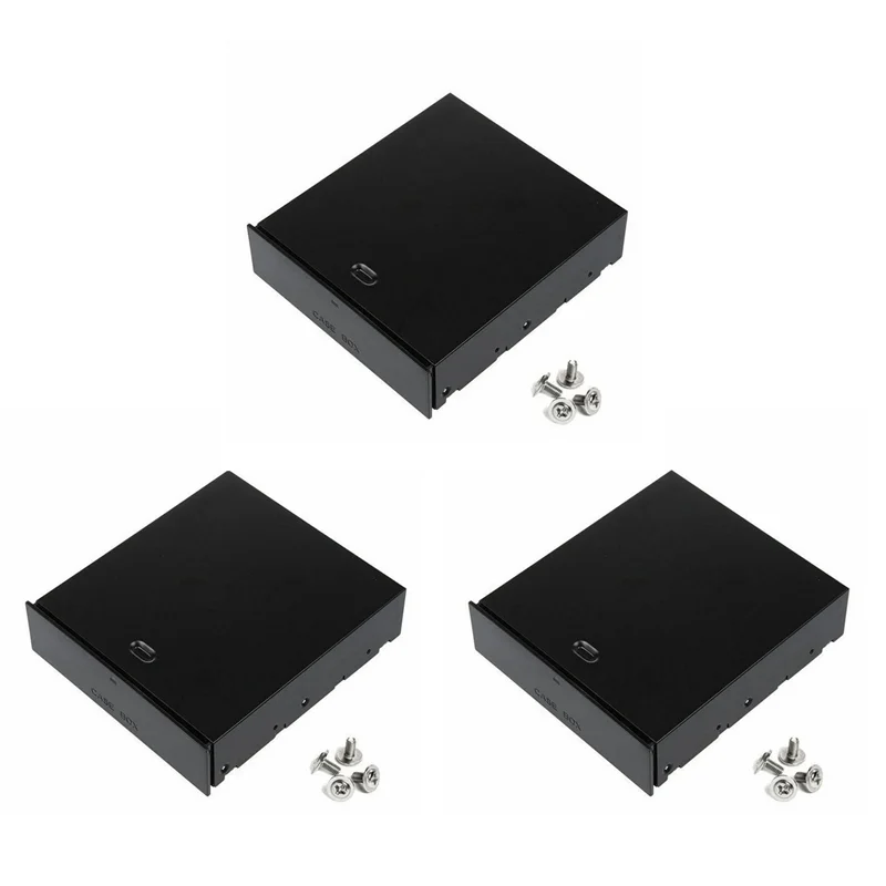AA60-3X Desktop Storage Box Organizer Drawer Optical Drives 5.25Inch Front Panel Storage Holders & Racks