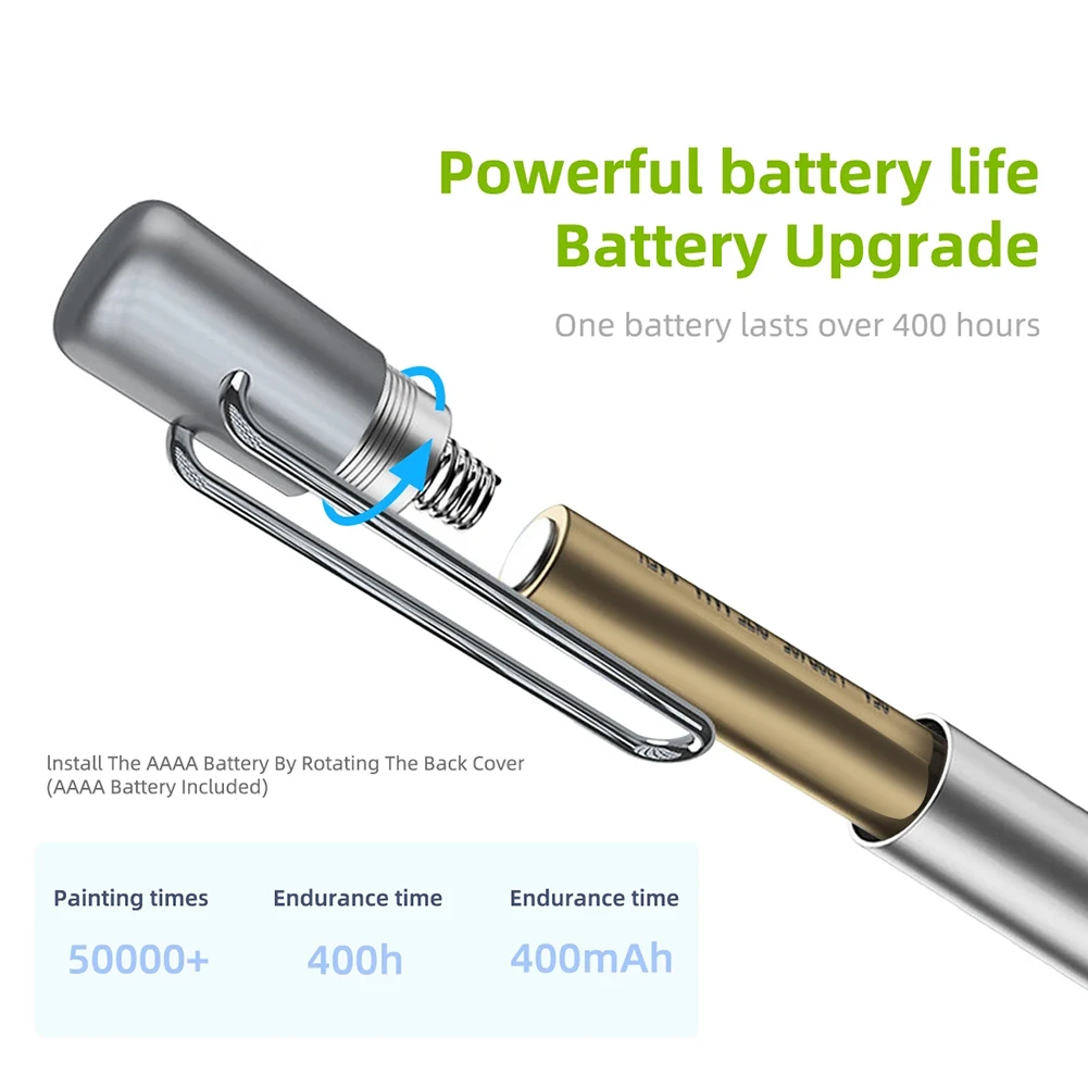 

Stable- For Microsoft Surface Stylus Pen Go Pro7/6/5/4/3 Electronic Pen 4096 Levels of Pressure with Tip Extractor+Tip -Black