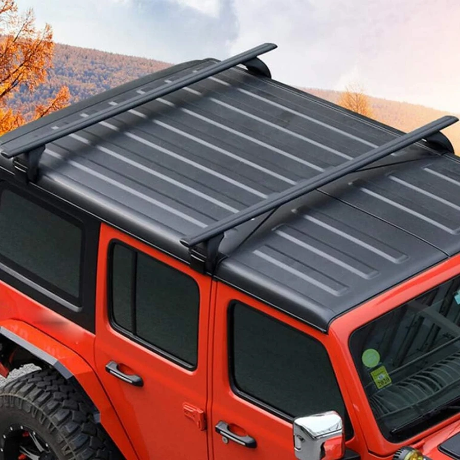 new Max 90kg Load-bearing Roof Rack Cross Bars，Jeep Wrangler JK JL Gladiator JT 2007-2024 with Hard Top 2 & 4 Door Heavy Duty