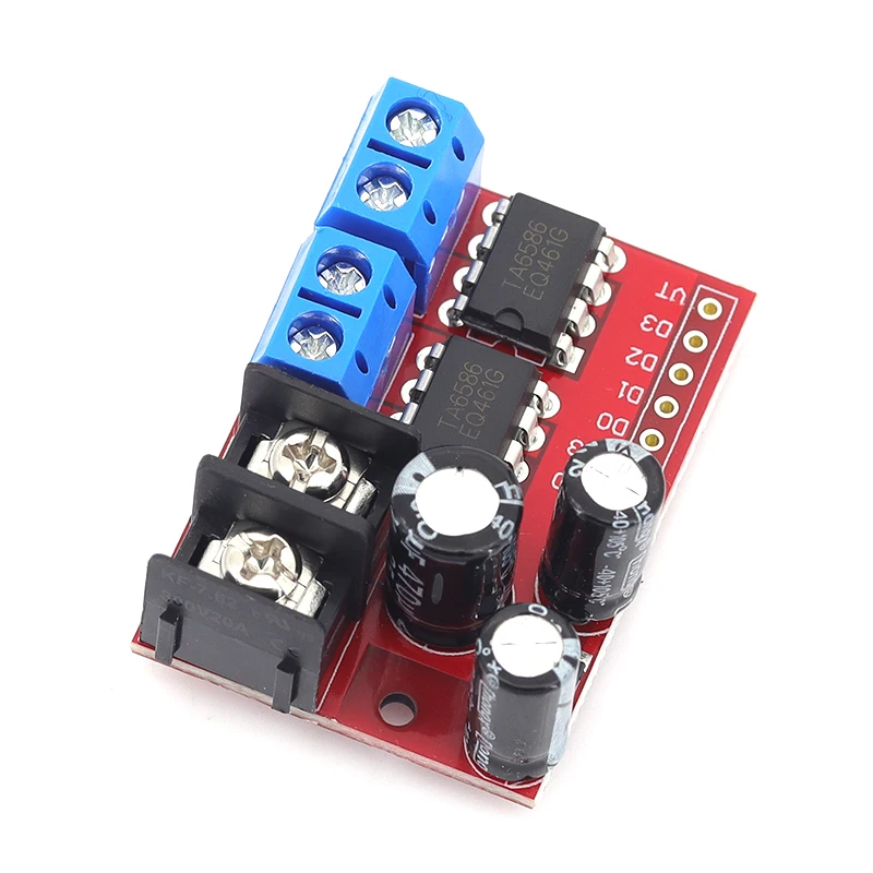 5A Dual Channel DC Motor Driver Module Double H Bridge PWM Speed Control Forward Reverse Remote Control Super L298N