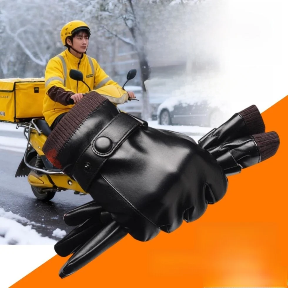 

Теплые велосипедные перчатки с флисовой подкладкой, ветрозащитные, для езды на велосипеде, зимние, для бега, для активного отдыха, термоперчатки