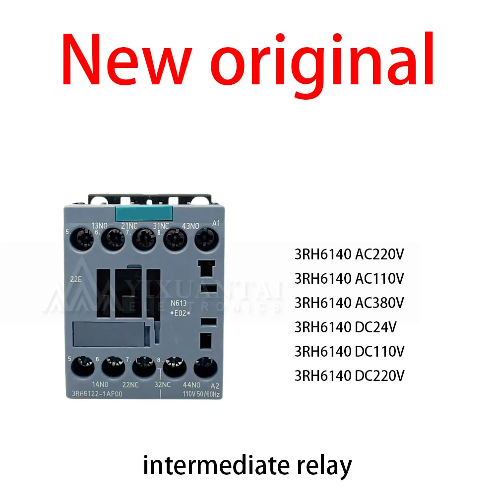 

1Pcs/Lot New original 3RH6140 AC220V 3RH6140 AC110V 3RH6140 AC380V 3RH6140 DC24V 3RH6140 DC110V 3RH6140 DC220V