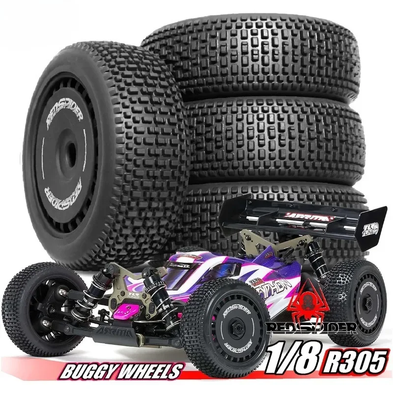 

4Pcs 17mm Wheel Hex 118mm 1/8 Off-road Vehicle Tire for 1/8 ARRMA Typhon 6s TRXS Jato RC Car