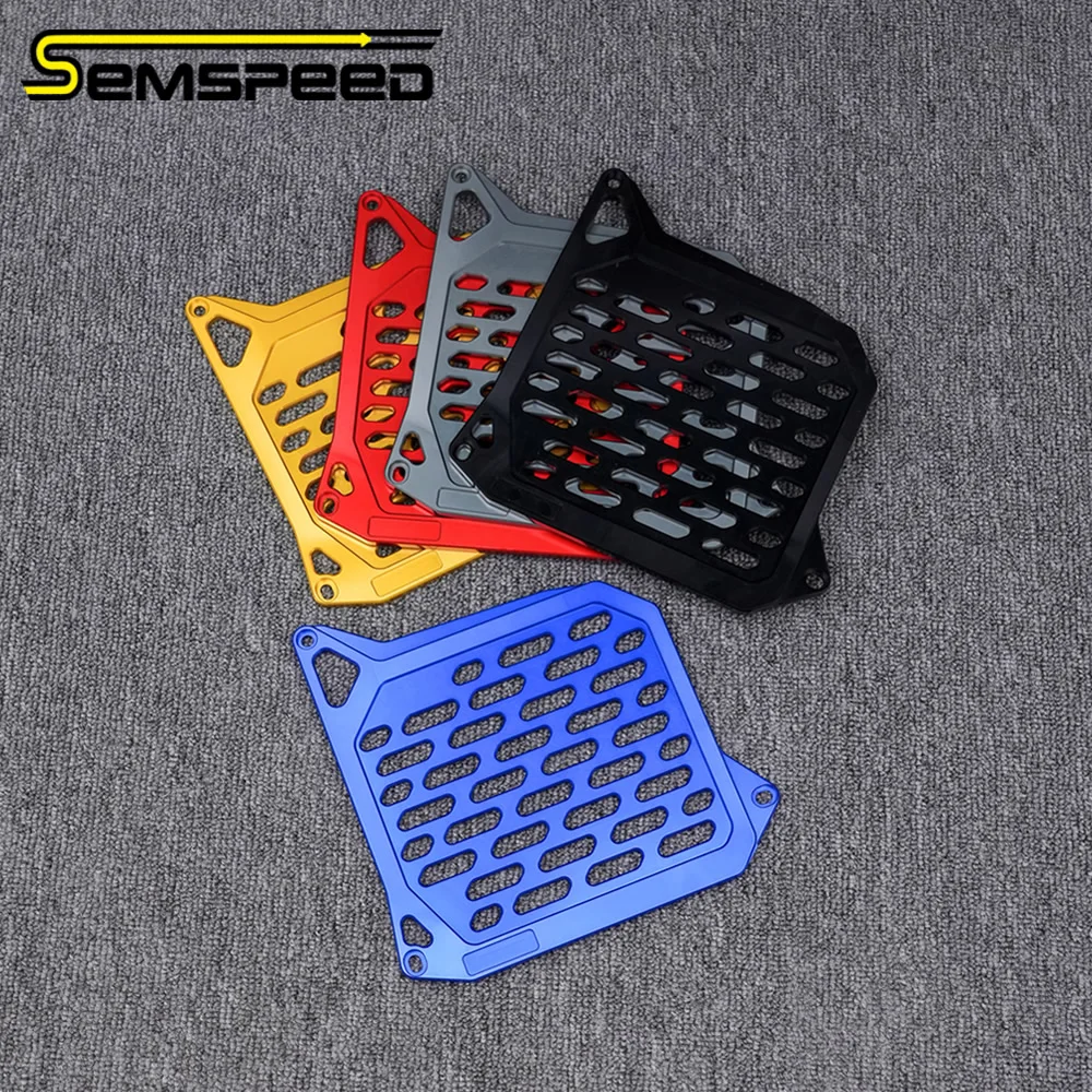 SEMSPEED Motorrad CNC Aluminium Kühlergrill für Yamaha NMAX NVX 125 155 160 V2 V3 Standard 2021-2026 – Detail 4