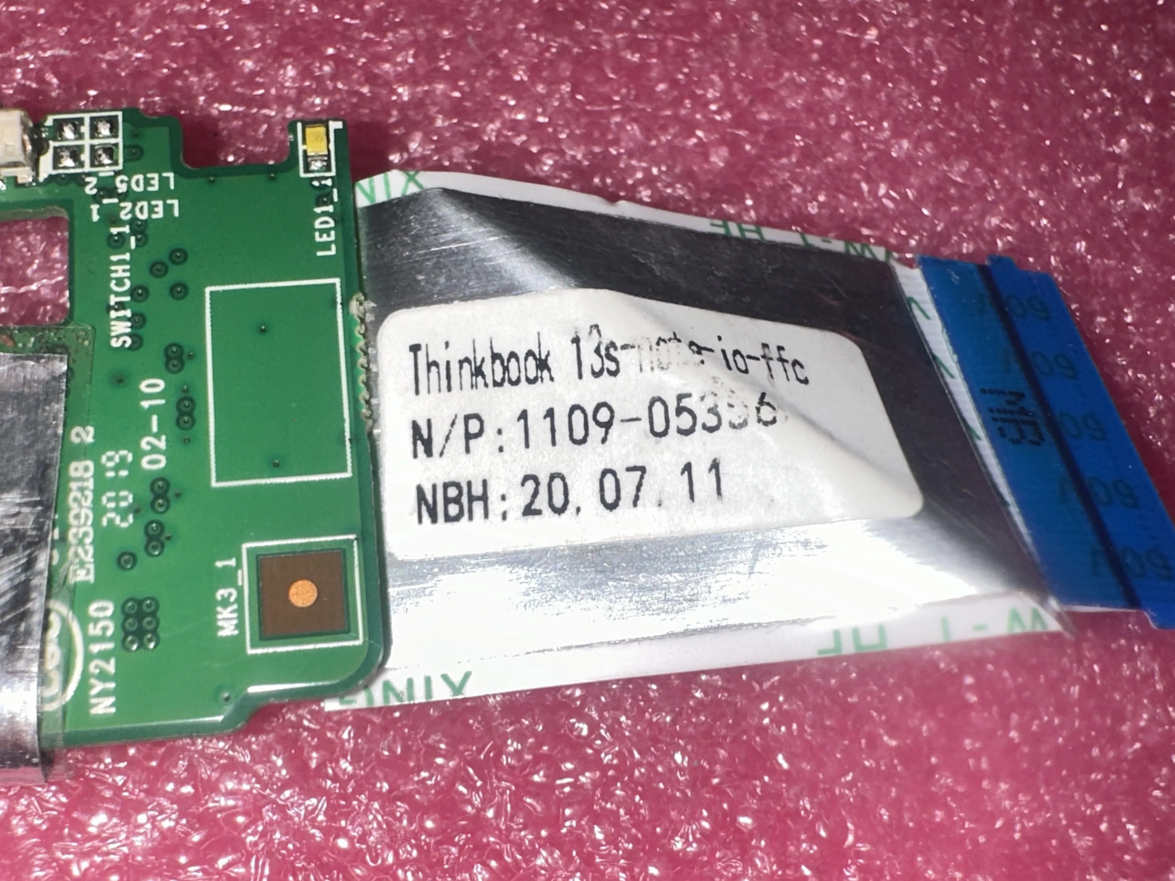 Genuine BH5970 For Lenovo Thinkbook Plus 13-S LAPTOP USB Switchboard with cable test OK