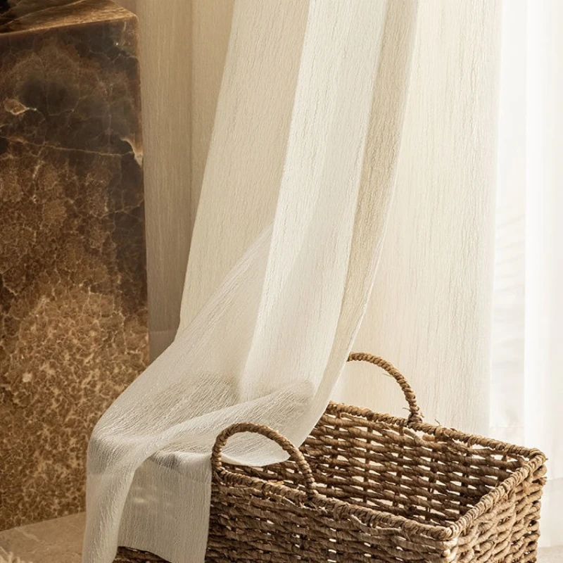 

Spruce Yarn Is Dreamy and Modern Transparent and Impermeable To People Custom Size Curtains for Living Dining Room Bedroom